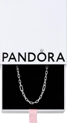 PANDORA Link Chain Necklace - Elegant Women's Jewelry - Compatible with PANDORA Me Charms - Great Gift for Her - Sterling Silver - 19.7", With Gift Box in Saudi Arabia