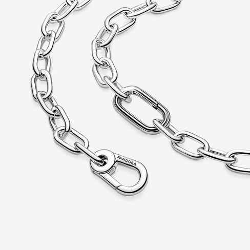 PANDORA Link Chain Necklace - Elegant Women's Jewelry - Compatible with PANDORA Me Charms - Great Gift for Her - Sterling Silver - 19.7", With Gift Box in Saudi Arabia