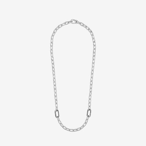 PANDORA Link Chain Necklace - Elegant Women's Jewelry - Compatible with PANDORA Me Charms - Great Gift for Her - Sterling Silver - 19.7", With Gift Box in Saudi Arabia