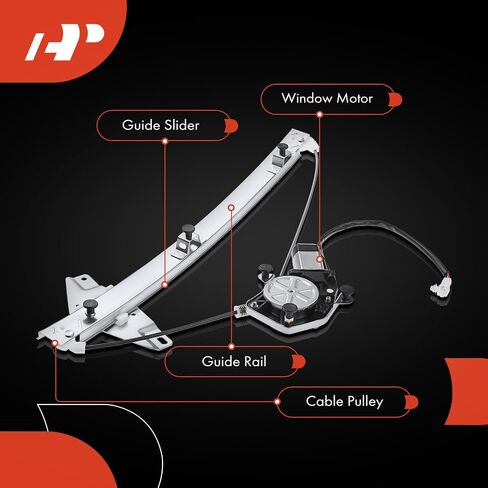 A-Premium Electric Power Window Regulator with Motor Compatible with Toyota Avalon 1995-1999 Front Left Driver Side in Saudi Arabia