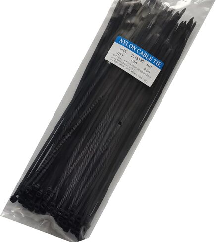 Nylon cable tie self-locking cable tie (10cm x 2.5mm) (100pack) in Saudi Arabia