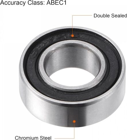 uxcell 6903-2RS Ceramic Bearings 17mm x 30mm x 7mm Si3N4 Silicon Nitride Bearing Balls in Saudi Arabia