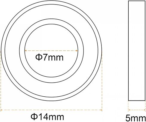 uxcell 6903-2RS Ceramic Bearings 17mm x 30mm x 7mm Si3N4 Silicon Nitride Bearing Balls in Saudi Arabia