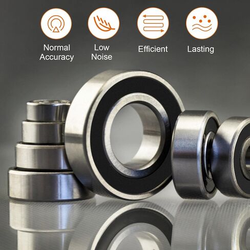 uxcell 6903-2RS Ceramic Bearings 17mm x 30mm x 7mm Si3N4 Silicon Nitride Bearing Balls in Saudi Arabia