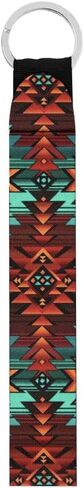 Llama Cactus Neoprene Wristlet Keychain Lanyard,Hand Wrist Lanyard Keychain for Women Girls in Saudi Arabia