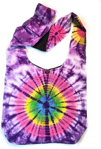 Original Collections Tie Dye Cross Body Shoulder Hippie Handbag Purse in Saudi Arabia