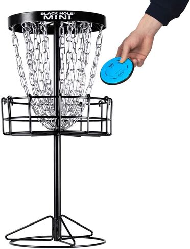 MVP Disc Sports Black Hole Mini 24-Chain Disc Golf Basket Target in Saudi Arabia