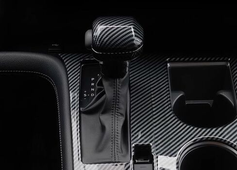 Eridanus Auto Accessories Fit for Toyota Sienna 2023 2022 2021 Inner Gear Shift Knob Cover Trim (Carbon Fiber Style) ABS 2 PCS in Saudi Arabia