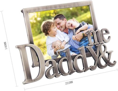 LASODY DADDY & ME DAD PICTURE FRAME-DAD GIFTS/DAD GIFTS FROM DAUGHTER/DAD BIRTHDAY GIFTS in Saudi Arabia