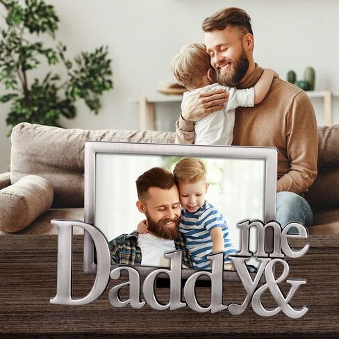 LASODY DADDY & ME DAD PICTURE FRAME-DAD GIFTS/DAD GIFTS FROM DAUGHTER/DAD BIRTHDAY GIFTS in Saudi Arabia
