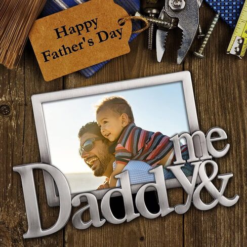 LASODY DADDY & ME DAD PICTURE FRAME-DAD GIFTS/DAD GIFTS FROM DAUGHTER/DAD BIRTHDAY GIFTS in Saudi Arabia