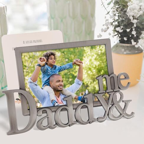 LASODY DADDY & ME DAD PICTURE FRAME-DAD GIFTS/DAD GIFTS FROM DAUGHTER/DAD BIRTHDAY GIFTS in Saudi Arabia