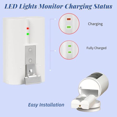 2-Pack Replacement for Ring Battery Compatible with Ring-Doorbell Camera 2/3/4/3plus, Stick Up Cam and Spotlight Cam and Peephole Cam, Rechargeable 3.65V 6040mAh Battery in Saudi Arabia