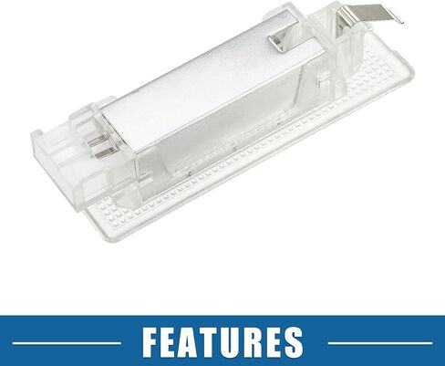 Interior Trunk Light Courtesy Footwell Boot Lamp No.3G0947101A/7L6947101 for VW Golf 15-21 for VW CC 09-17 ABS PC White (Set of 2) in Saudi Arabia