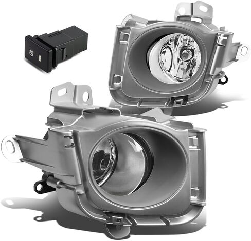 DNA MOTORING FL-ZTL-243-CH Fog Light With Switch Driver & Passenger Side Enhance visibility [Compatible with 10-12 Prius] in Saudi Arabia