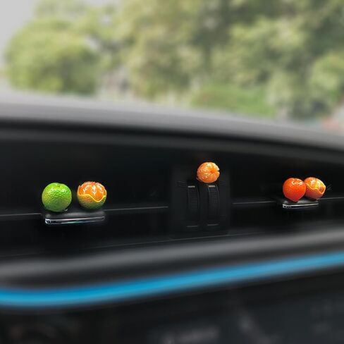 10 قطع لطيف الفواكه البرتقال سيارة الداخلية مرآة الرؤية الخلفية الملحقات suv الفاكهة الديكور لوحة القيادة السيارة زخرفة مضحك الديكورات البرتقالية ديكور شاحنة الحلي العالمية rv تزيين الديكور الخارجي in Kuwait