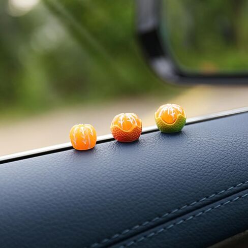 10 قطع لطيف الفواكه البرتقال سيارة الداخلية مرآة الرؤية الخلفية الملحقات suv الفاكهة الديكور لوحة القيادة السيارة زخرفة مضحك الديكورات البرتقالية ديكور شاحنة الحلي العالمية rv تزيين الديكور الخارجي in Kuwait