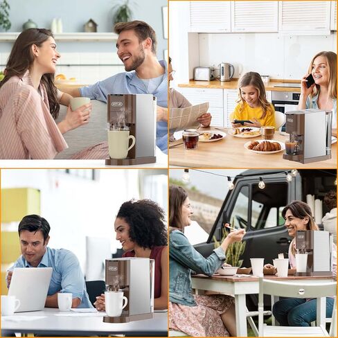 KOTLIE Multifunctional 4in1 Espresso Machine, 19Bar Pressure Single Serve Coffee Maker for Nespresso Original Capsule/Kcup Capsule/L’OR Capsule/illy 44mm ESE coffee bag/Ground Coffee in Saudi Arabia