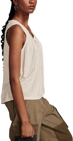 Lucky Brand Women's Lace Trim Tank in Saudi Arabia