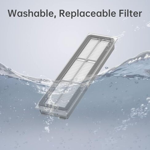 dreame Replacement Accessories Parts, Accessories Kit Compatible with Dreametech D9 Max/D9 Pro/L10 Pro Robot Vacuum (1 Main Brush, 2 Side Brushes, 3 Filters, 3 Mop Cloths) in Kuwait