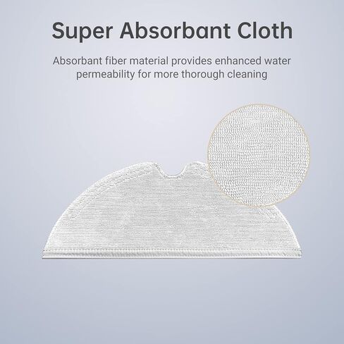 dreame Replacement Accessories Parts, Accessories Kit Compatible with Dreametech D9 Max/D9 Pro/L10 Pro Robot Vacuum (1 Main Brush, 2 Side Brushes, 3 Filters, 3 Mop Cloths) in Kuwait