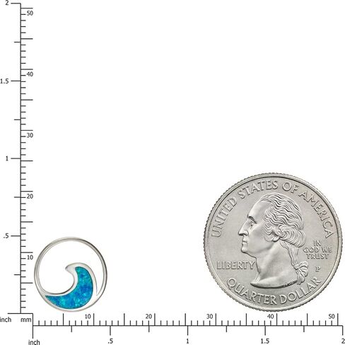925 Sterling Silver Opal Ocean Wave Stud Earrings, Nickel Free Hypoallergenic for Sensitive Skin, Ocean Jewelry for Women, Gift Box Included in Saudi Arabia
