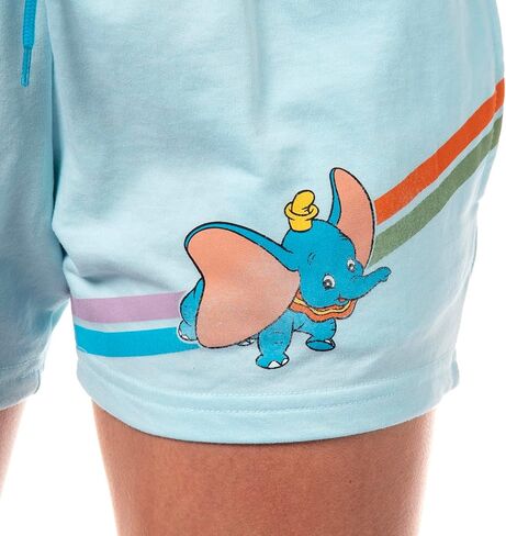Disney Women's Dumbo Causal Lounge Drawstring Shorts with Pockets in Saudi Arabia