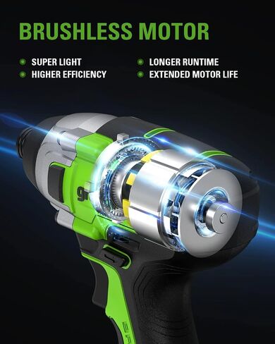 Greenworks 24V Brushless 310 in./lbs Drill / Driver + 2650 in./lbs Impact Driver Combo Kit, (2) USB (Power Bank) Batteries and Dual Port Charger Included LED Light, 2pcs Driving Bits with Tool Bag in Saudi Arabia
