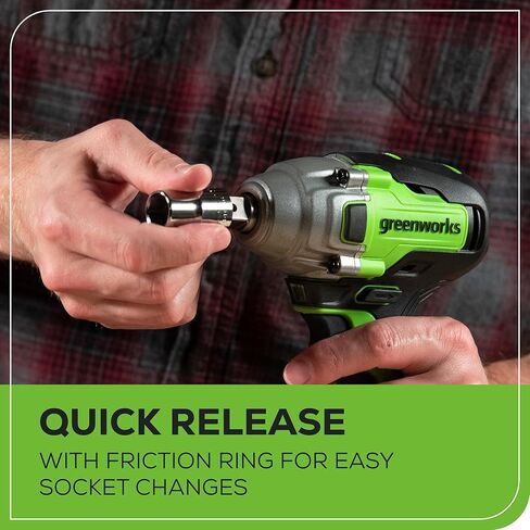 Greenworks 24V Brushless 310 in./lbs Drill / Driver + 2650 in./lbs Impact Driver Combo Kit, (2) USB (Power Bank) Batteries and Dual Port Charger Included LED Light, 2pcs Driving Bits with Tool Bag in Saudi Arabia
