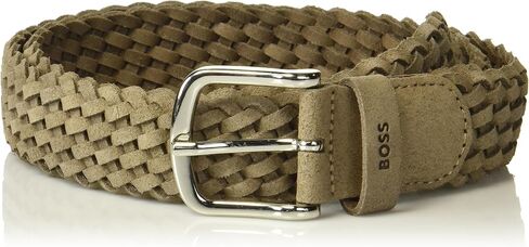 BOSS Men's Thick Woven Braided Suede Belt in Saudi Arabia