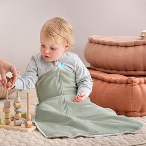 Love to Dream Organic Long Sleeve Baby Sleep Bag (6-18 Mo), Super Soft Temp Regulating Sleeping Sack, 1.0TOG All Seasons Wearable Blanket, Ideal for room temperatures between 64°F & 75°F, Dusty Pink in Saudi Arabia