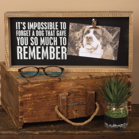 Primitives by Kathy Pet Memorial Box Photo Frame, Forever in My Heart in Saudi Arabia