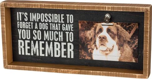 Primitives by Kathy Pet Memorial Box Photo Frame, Forever in My Heart in Saudi Arabia