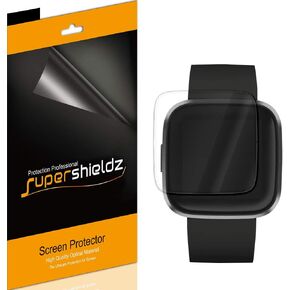 Supershieldz (3 Pack) Designed for Fitbit (Versa 2) Screen Protector, (Full Screen Coverage) High Definition Clear Shield (TPU)