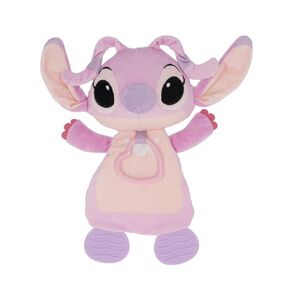 Kids Preferred Disney Baby Lilo and Stitch Angel Teether Plush Toy Crinkle Cloth for Newborn Baby Boys and Girls 10 inches