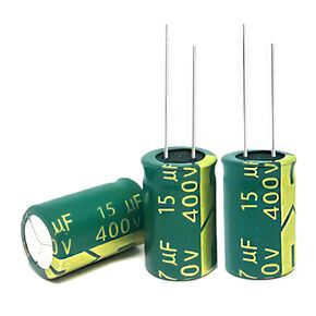 20PCS 10UF/400V Electrolytic Capacitor, High Frequency Aluminum Electrolytic Capacitors for Refrigerator, TV, LCD Monitor