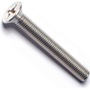 014973194253 Phillips Flat Machine Screws, 1/4-28 x 2, Piece-5