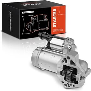 A-Premium Starter Motor Compatible with Acura MDX 2007 2008 2009 V6 3.7L, 12V 1.8KW 19-Tooth Counterclockwise, Replace# 410-52318, 428000-4120, 31200-RYE-A01