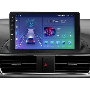 ASURE Car Stereo Radio Upgrade for Mazda 3 2014-2018 Low-end,9 inch 4Core 2G+32G Android System with Wireless Carplay,Android Auto,GPS Navigation Unit,1280x800 HD Touchscreen Multimedia Video Player