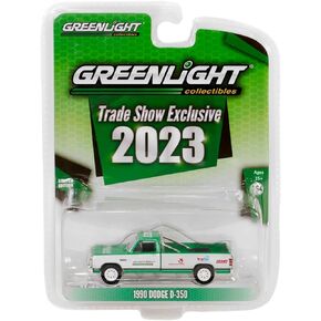 Greenlight 30428 1990 Dodge D-350-2023 Greenlight Trade Show Exclusive (Hobby Exclusive) 1:64 Scale Diecast