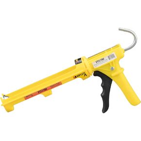 Dripless ETS1100 Lightweight Composite Caulking Gun | DIY Grade Caulk Gun | 10 oz Cartridge Capacity | Full Time Function and Revolving Frame | 10:1 Thrust Ratio