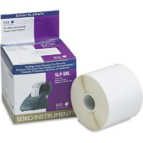 Seiko Bulk Self-Adhesive Wide Shipping Labels 2-1/8 x 4 White 220/Box SKPSLPSRL