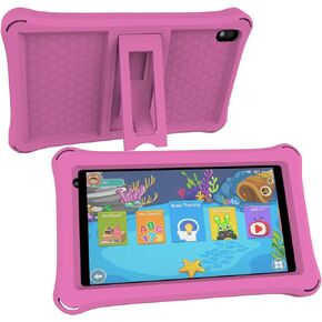 8 Inch Kids Tablet, Android 11 Toddler Tablet, 32GB ROM+2GB RAM, Quad-core Processor, 1280x800 IPS HD Eye-Care Touchscreen, 8MP Camera Tablets PC with Silicone Case