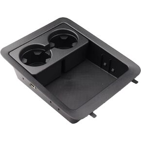 Cup Holder Compatible with Suburban 1500 Silverado 2500 HD 3500 HD Tahoe 2007-2014 Avalanche Silverado 1500 Suburban 2500 2007-2013 GMC Sierra 2500 HD 3500 HD (Two Cup)