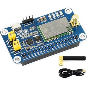 SX1262 LoRa HAT for Raspberry Pi Series Boards 915MHz Frequency Band,Support Data Transmission up to 5km,Wake on Radio,Wireless Config, Carrier Sensing, Communication Key
