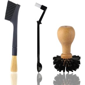 Coffee Brush,3pcs Espresso Brush Coffee Cleaning Brush Coffee Filter Cleaning Brush,Suitable For Espresso Machine With Grinder For Home,Espresso Machine Cleaning Set.