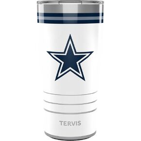 كوب Tervis NFL Dallas Cowboys-Arctic معزول، 20 أونصة، من الفولاذ المقاوم للصدأ
