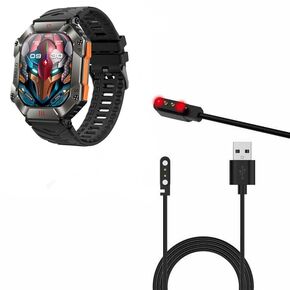 USB Cable for VOPOCO KR80 SmartWatch, Magnetic Replacement Charger Compatible for KR80 Smart Watches