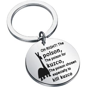ENSIANTH Kuzco’s Poison Gift Llama Potion Keychain Emperors New Groove Gift