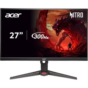 Acer Nitro 27" WQHD 2560x1440 IPS PC Gaming Monitor | AMD FreeSync Premium | 300Hz | Up to 0.5ms | 99% sRGB | DisplayHDR 400 | ErgoStand | VESA Mounting | 1 x DP 1.4 & 2 x HDMI 2.1 | XV272U F3bmiiprx